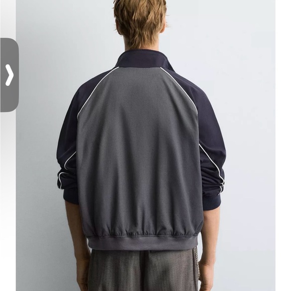 Zara Men’s Color Block Contrast Jacket - Picture 2 of 12